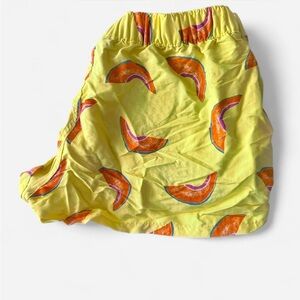 Patagonia Bright Yellow and Orange Patterned Shorts